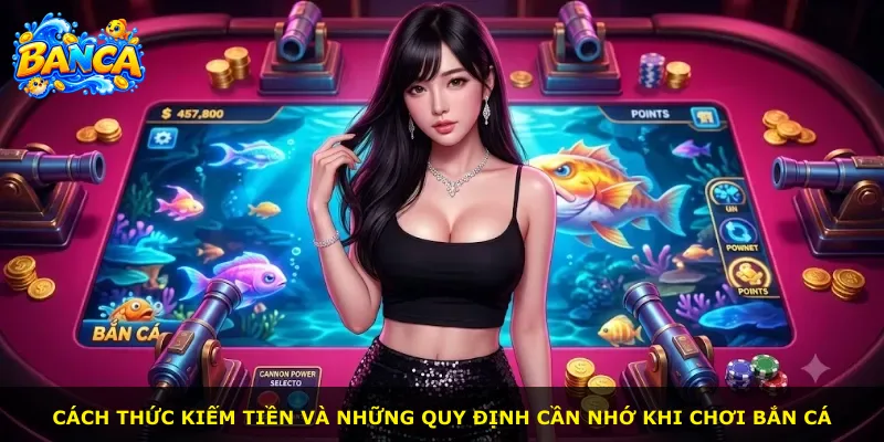 Cách thức kiếm tiền và những quy định cần nhớ khi chơi bắn cá