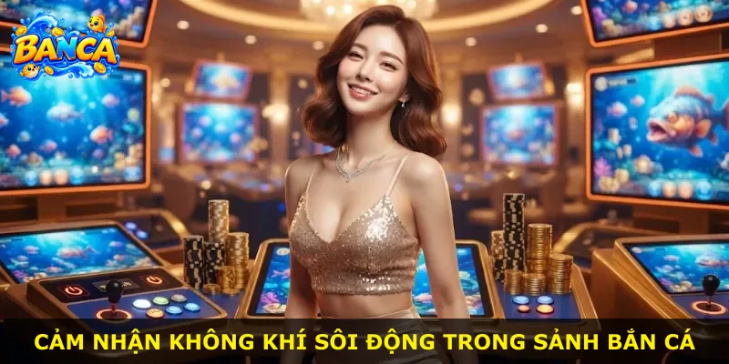 Cảm nhận không khí sôi động trong sảnh bắn cá