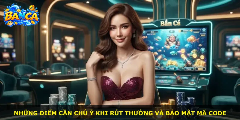 Những điểm cần chú ý khi rút thưởng và bảo mật mã code
