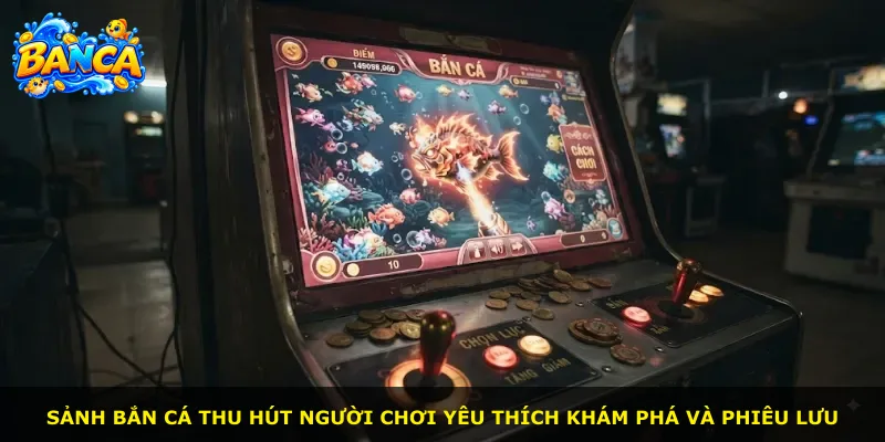Sảnh bắn cá thu hút người chơi yêu thích khám phá và phiêu lưu